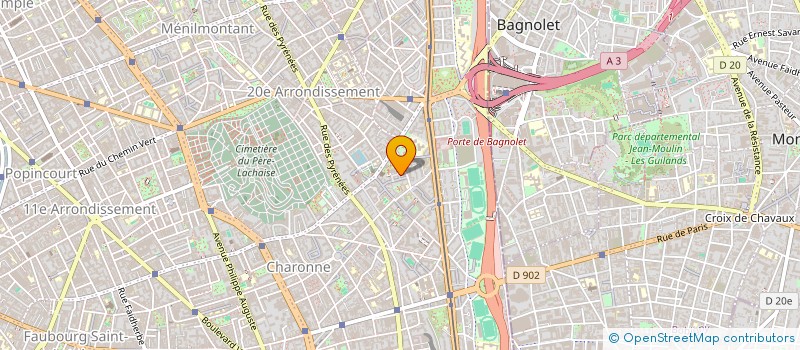 localisation de l'entreprise MONSIEUR DENIS PARDONCHE  PARIS