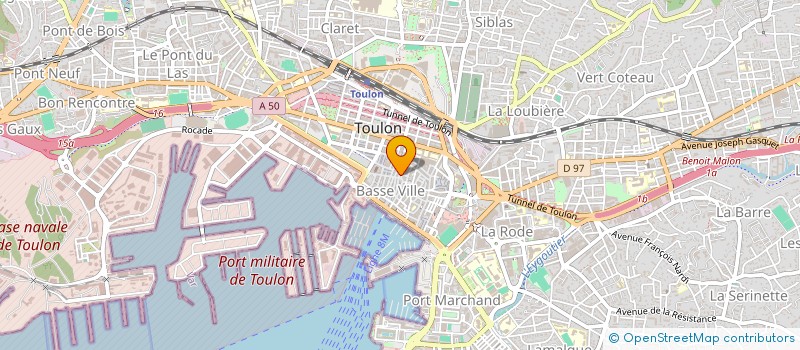 localisation de l'entreprise MONSIEUR DENIS PARIS  TOULON