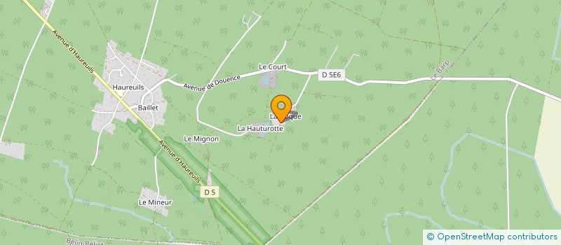 localisation de l'entreprise MONSIEUR DENIS PASSELEYGUE  LE BARP