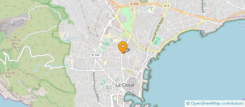 localisation de l'entreprise MONSIEUR DENIS PASTOR à LA CIOTAT