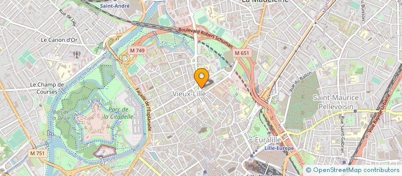 localisation de l'entreprise MONSIEUR DENIS PATOUT à LILLE