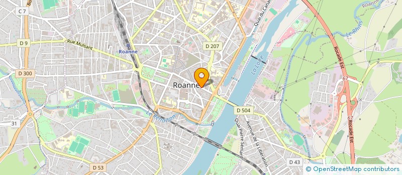 localisation de l'entreprise MONSIEUR DENIS PAUL CLAUDE NOALLY à ROANNE