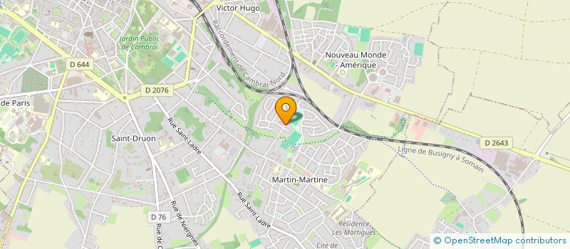 localisation de l'entreprise MONSIEUR DENIS-PAUL GUISNET  CAMBRAI