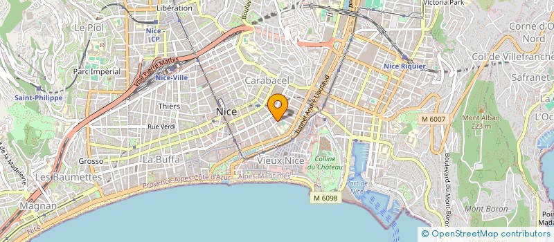 localisation de l'entreprise MONSIEUR DENIS PAVLIOGLO à NICE
