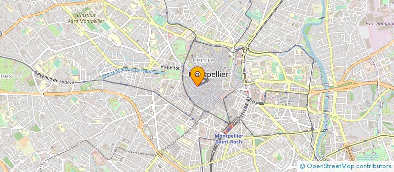 localisation de l'entreprise MONSIEUR DENIS PEDEBAS  GIGNAC