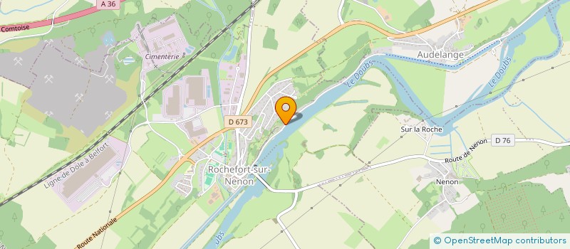 localisation de l'entreprise MONSIEUR DENIS PEIGNE  ROCHEFORT-SUR-NENON