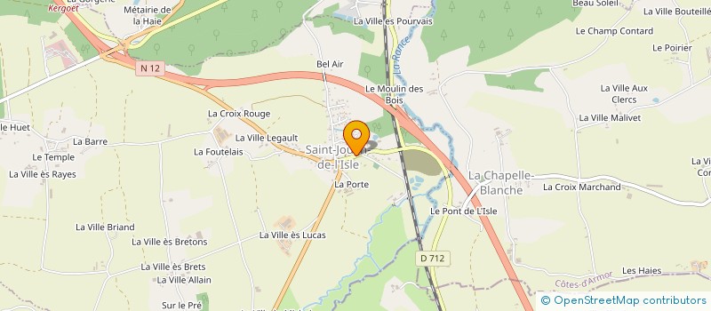 localisation de l'entreprise MONSIEUR DENIS PELARD  SAINT-JOUAN-DE-L'ISLE
