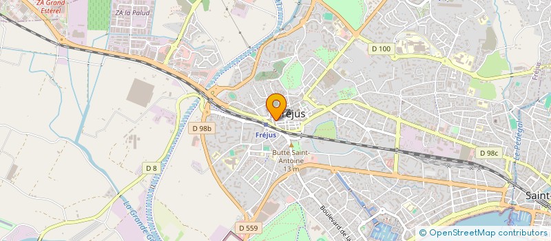 localisation de l'entreprise MONSIEUR DENIS PELTIER à FREJUS