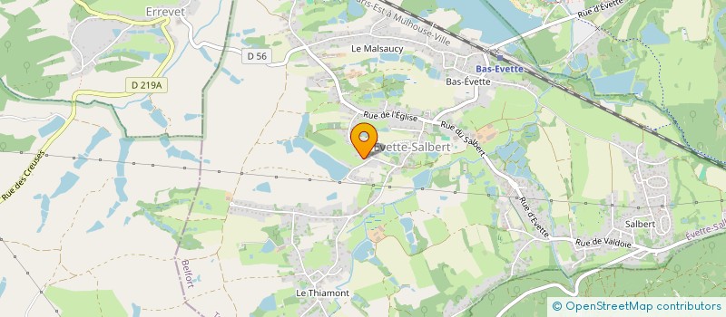 localisation de l'entreprise MONSIEUR DENIS PELTIER à EVETTE-SALBERT
