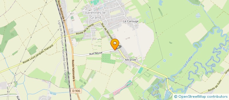 localisation de l'entreprise MONSIEUR DENIS PENELON  VARENNES-LE-GRAND