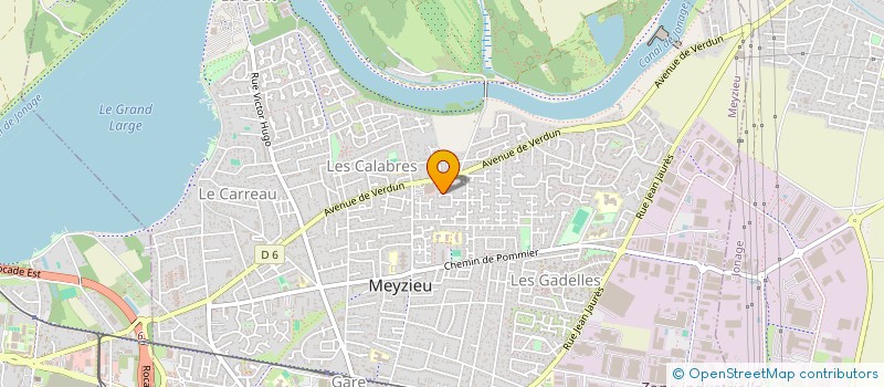 localisation de l'entreprise MONSIEUR DENIS PENELON  MEYZIEU