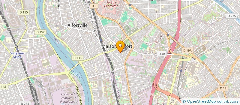 localisation de l'entreprise MONSIEUR DENIS PENSEC  MAISONS-ALFORT