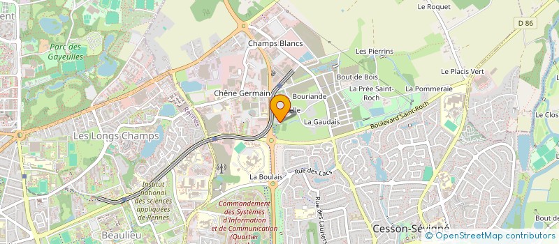 localisation de l'entreprise MONSIEUR DENIS PEPIN à CESSON-SEVIGNE