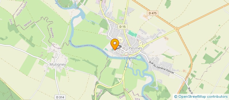 localisation de l'entreprise MONSIEUR DENIS PEREZ  PESMES