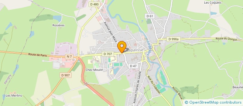 localisation de l'entreprise MONSIEUR DENIS PERICHON  LAPALISSE