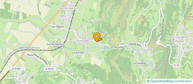 localisation de l'entreprise MONSIEUR DENIS PERNIN  VAL-SONNETTE