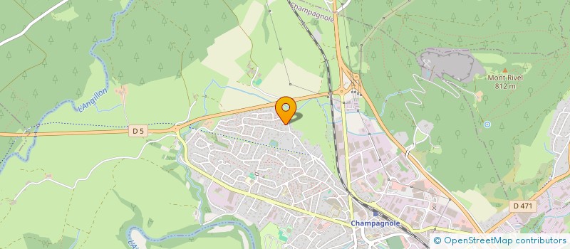 localisation de l'entreprise MONSIEUR DENIS PERNOT  CHAMPAGNOLE