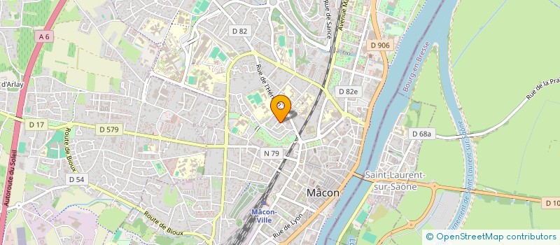 localisation de l'entreprise MONSIEUR DENIS PERRET à MACON