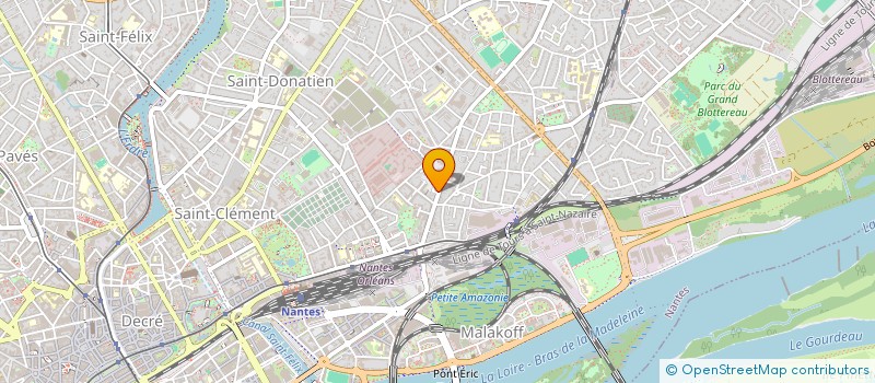 localisation de l'entreprise MONSIEUR DENIS PERRET à NANTES