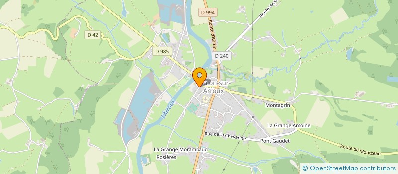 localisation de l'entreprise MONSIEUR DENIS PERROT à TOULON-SUR-ARROUX