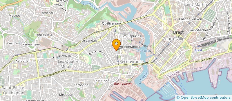 localisation de l'entreprise MONSIEUR DENIS PERRUS à BREST