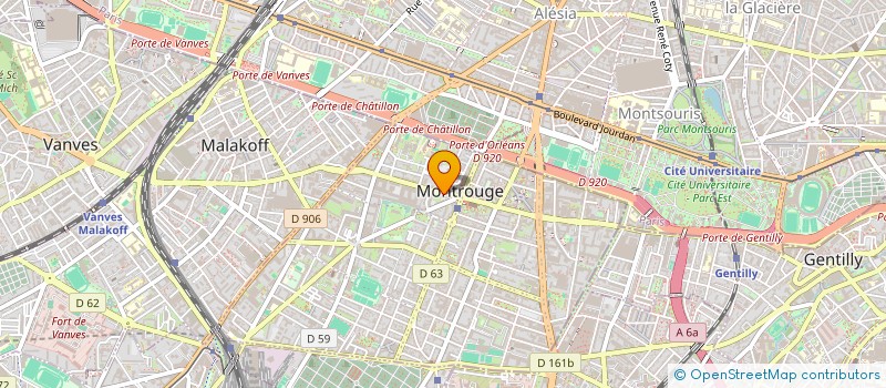 localisation de l'entreprise MONSIEUR DENIS PERUS à MONTROUGE