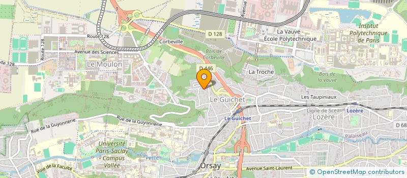 localisation de l'entreprise MONSIEUR DENIS PETERMANN à ORSAY