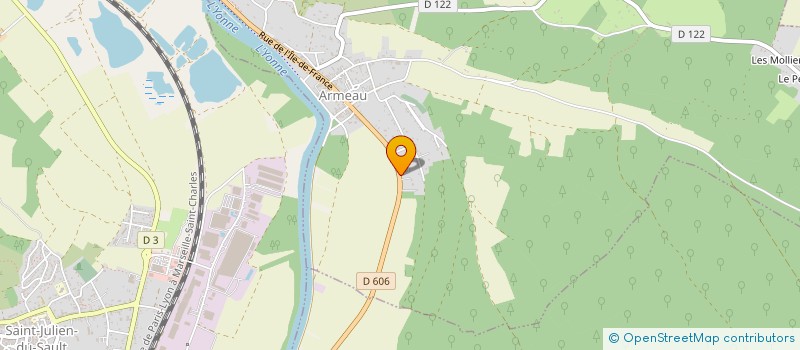 localisation de l'entreprise MONSIEUR DENIS PETIT  ARMEAU