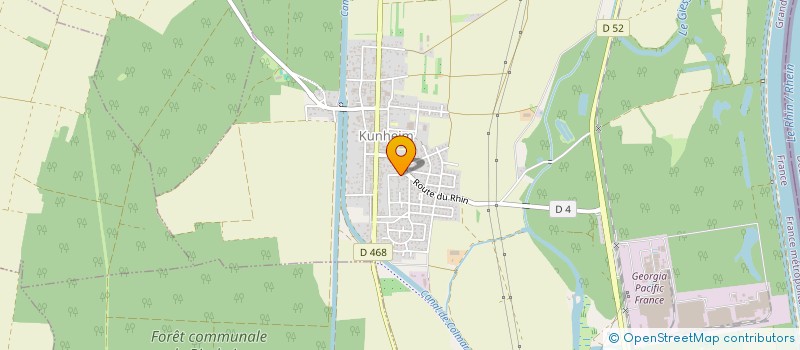 localisation de l'entreprise MONSIEUR DENIS PFEIFFER  KUNHEIM