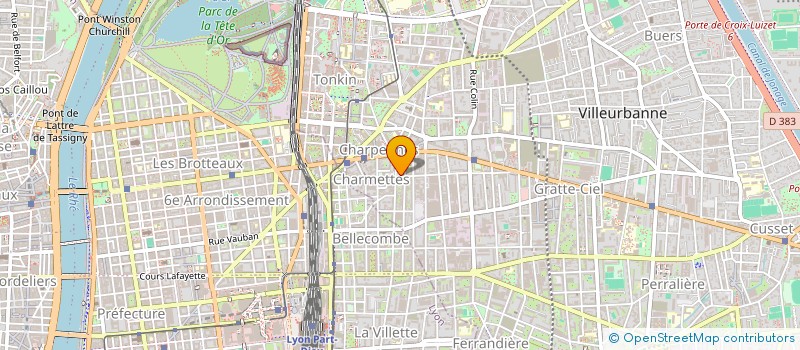 localisation de l'entreprise MONSIEUR DENIS PIATON à VILLEURBANNE