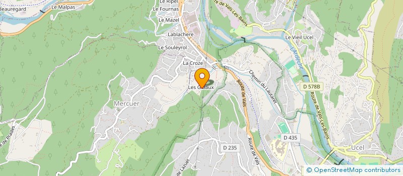 localisation de l'entreprise MONSIEUR DENIS PICCA  SAINT-DIDIER-SOUS-AUBENAS