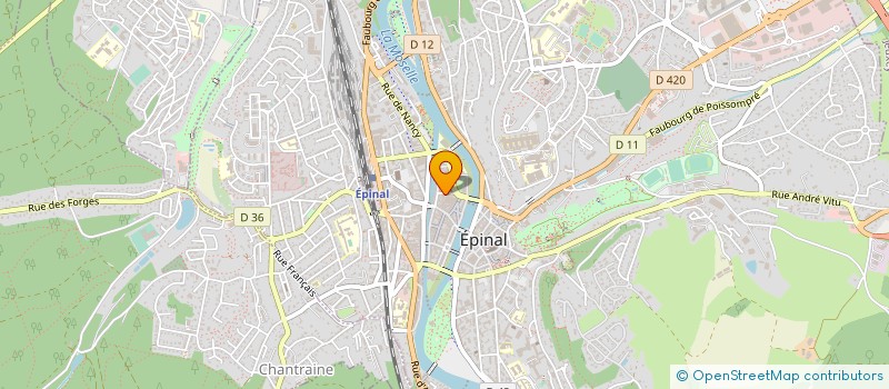 localisation de l'entreprise MONSIEUR DENIS PIERRE à EPINAL