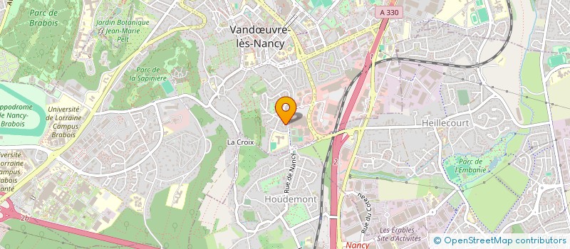 localisation de l'entreprise MONSIEUR DENIS PIERRE  VANDUVRE-LES-NANCY