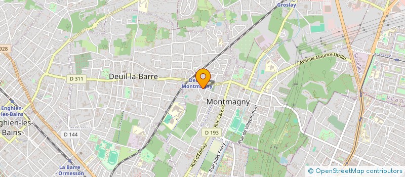 localisation de l'entreprise MONSIEUR DENIS PIGANI  MONTMAGNY