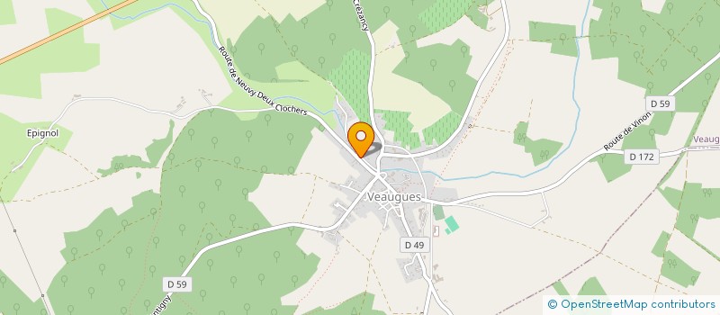 localisation de l'entreprise MONSIEUR DENIS PINON  BUE