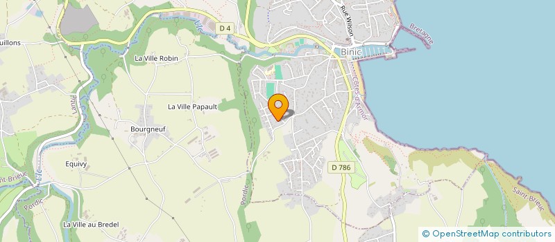 localisation de l'entreprise MONSIEUR DENIS PINTON  BINIC-ETABLES-SUR-MER