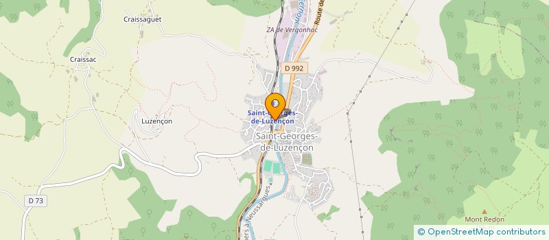 localisation de l'entreprise MONSIEUR DENIS PIRLOT  SAINT-GEORGES-DE-LUZENCON