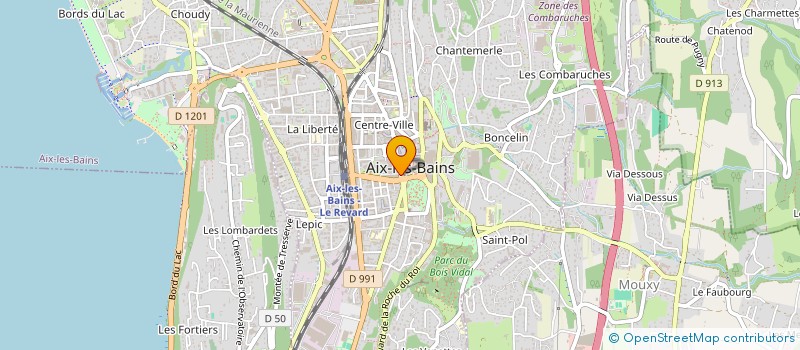 localisation de l'entreprise MONSIEUR DENIS PITIOT à AIX-LES-BAINS