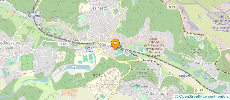 localisation de l'entreprise MONSIEUR DENIS PLAIGNAUD  JOUY-EN-JOSAS