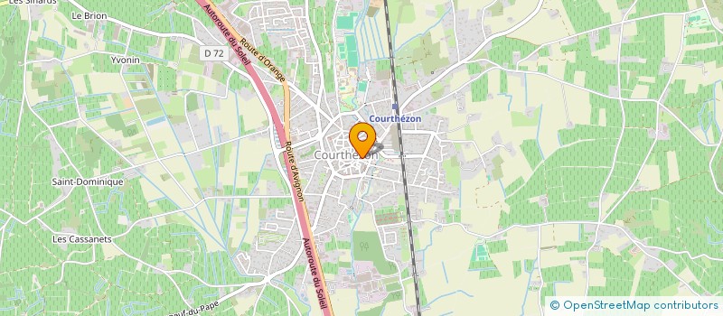 localisation de l'entreprise MONSIEUR DENIS PLANTEGENET  COURTHEZON