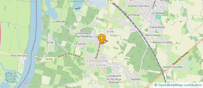localisation de l'entreprise MONSIEUR DENIS PLASSARD à CORMORANCHE-SUR-SAONE