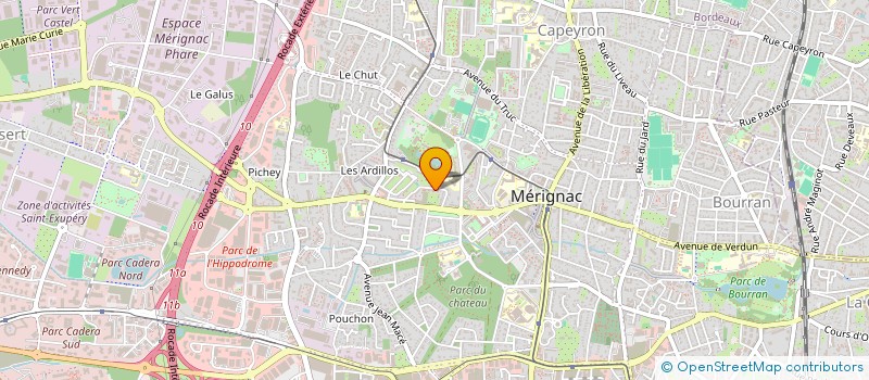 localisation de l'entreprise MONSIEUR DENIS POELGER  MERIGNAC