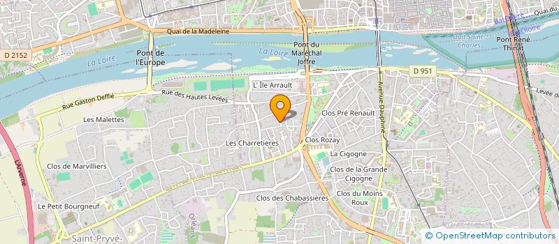 localisation de l'entreprise MONSIEUR DENIS POIRIER  ORLEANS