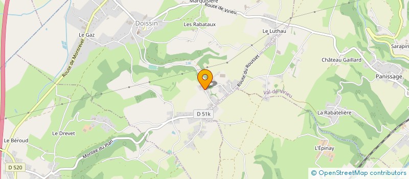 localisation de l'entreprise MONSIEUR DENIS PONCET à DOISSIN