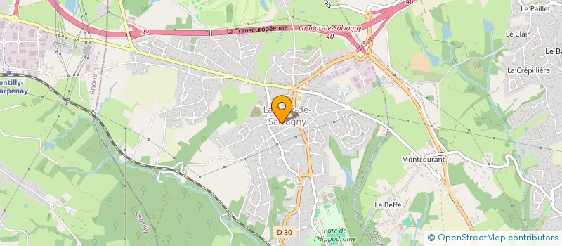 localisation de l'entreprise MONSIEUR DENIS PONCET  LA TOUR-DE-SALVAGNY