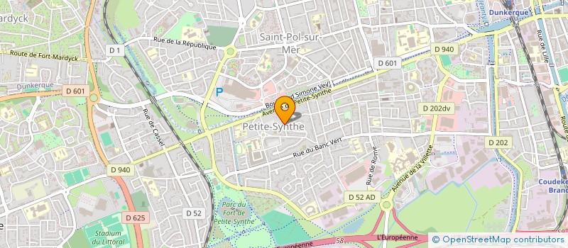 localisation de l'entreprise MONSIEUR DENIS PONTIEUX à DUNKERQUE