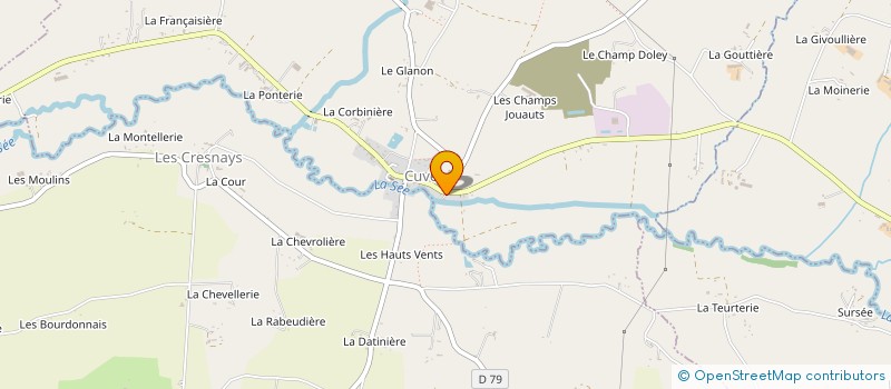 localisation de l'entreprise MONSIEUR DENIS POULAIN à CUVES
