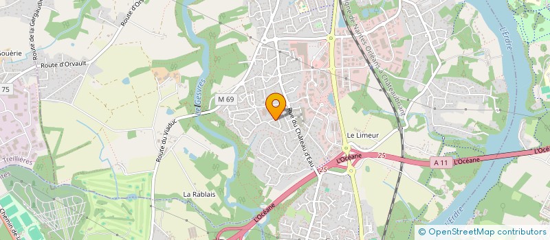 localisation de l'entreprise MONSIEUR DENIS POUPLARD  LA CHAPELLE-SUR-ERDRE