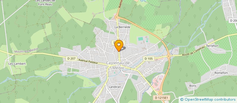 localisation de l'entreprise MONSIEUR DENIS POUSSARD  CASTELNAU-DE-MEDOC