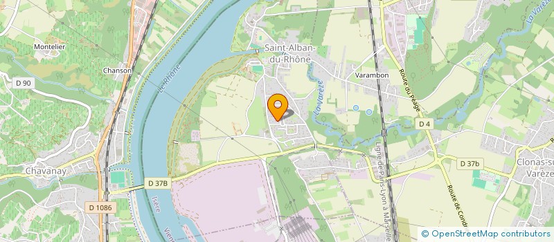 localisation de l'entreprise MONSIEUR DENIS POUZON  SAINT-ALBAN-DU-RHONE